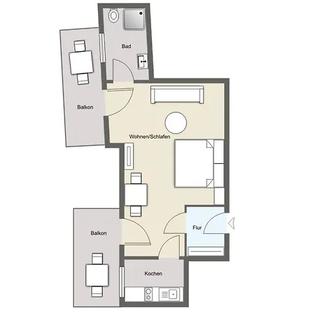 Appartementhaus Bracht - Schoenster Blick Lejlighed Juist
